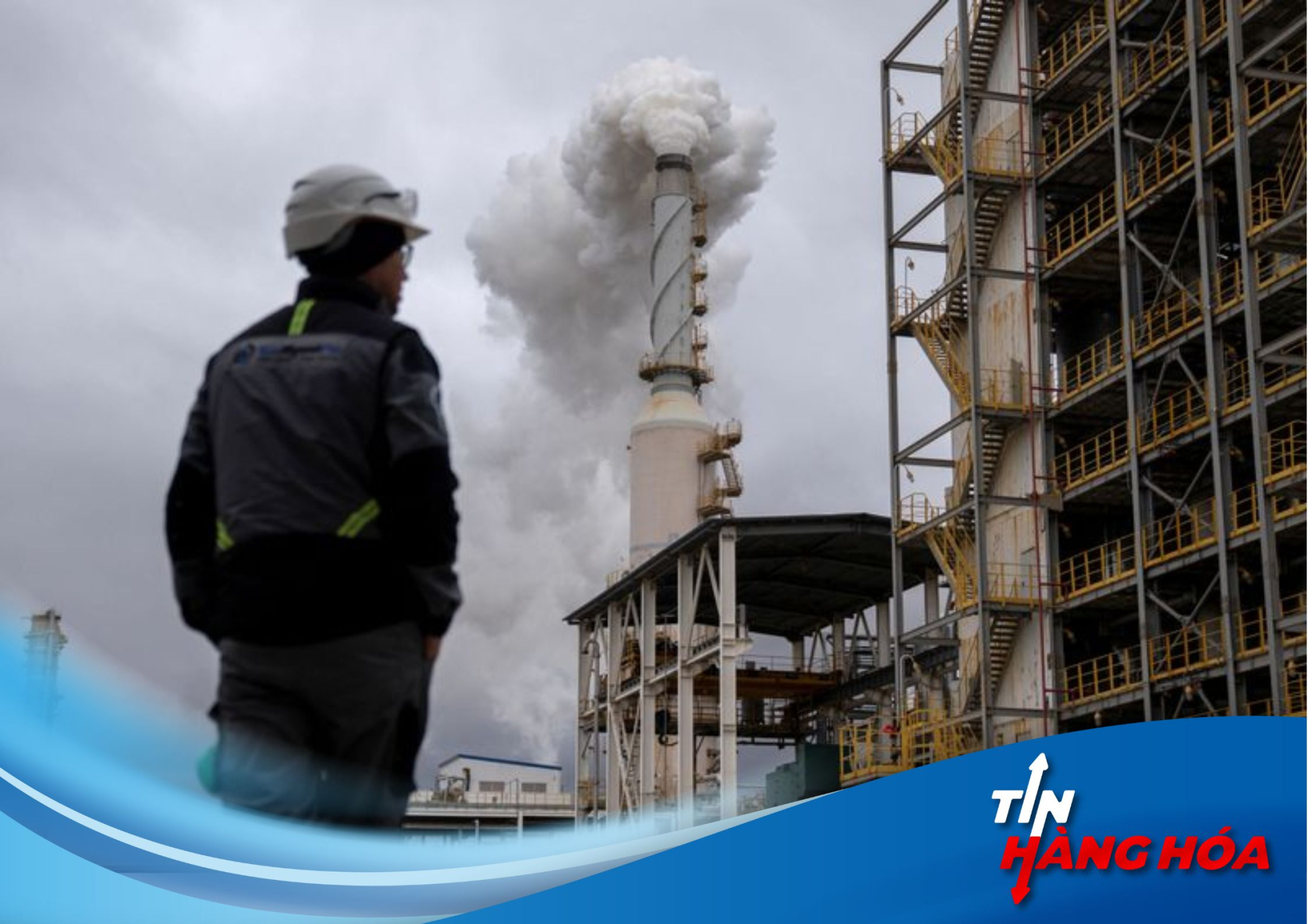 Một g&oacute;c nh&igrave;n cho thấy Nh&agrave; m&aacute;y lọc dầu Atyrau thuộc sở hữu của c&ocirc;ng ty năng lượng nh&agrave; nước KazMunayGas của Kazakhstan tại th&agrave;nh phố Atyrau, Kazakhstan